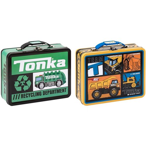Tonka Carry All Tin Tote Set of 2