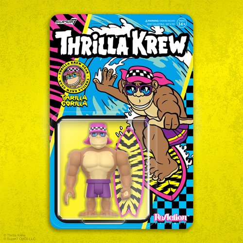 Thrilla Krew Thrilla Gorilla 3 3/4-Inch ReAction Figure