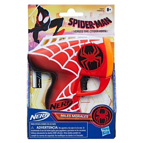 Spider-Man: Across The Spider-Verse Miles Morales Nerf MicroShots Dart Blaster