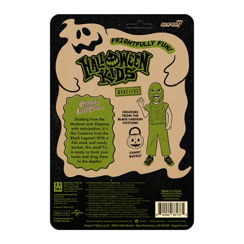 Halloween Kids Creature from the Black Lagoon Girl (Universal Monsters) 3 3/4-Inch ReAction Figure