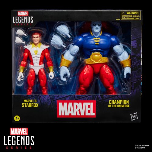 Marvel Legends Starfox and Champion of the Universe 6-Inch Action Figures 2-Pack