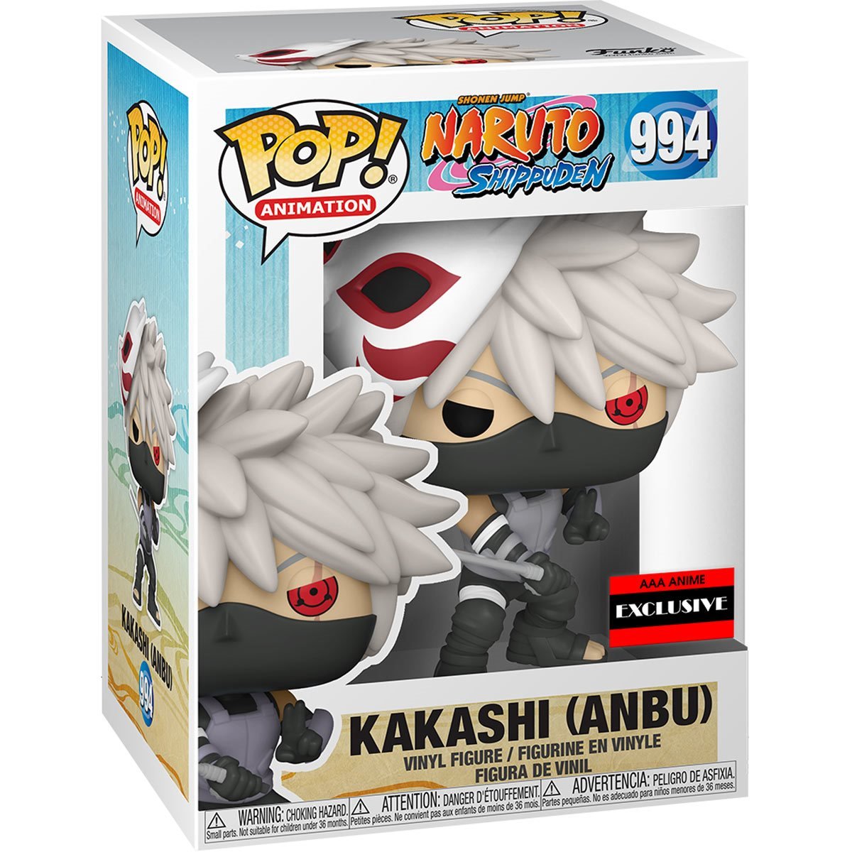 Animation 994 Naruto Shippuden Kakashi Anbu Funko Pop Mint
