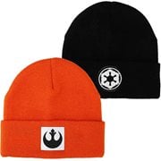 Star Wars Rebel Alliance and Galactic Empire Cuff Beanie Set of 2
