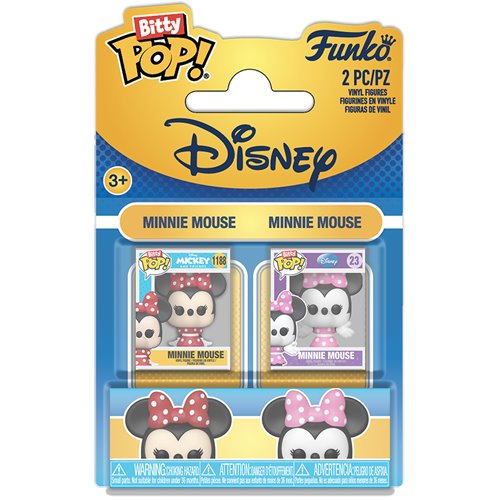 Disney Classics Minnie Mouse Funko Bitty Pop! Mini-Figure 2-Pack