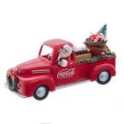 Coca-Cola Santa in Pickup Truck 14-Inch Statue