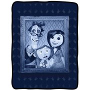 Coraline Family Portrait Fleece Blanket