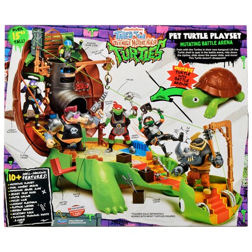 Tales of the Teenage Mutant Ninja Turtles Mutating Battle Arena Pet Turtle Playset