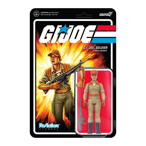 G.I. Joe Female Combat Engineer Bun Hair (Tan)  3 3/4-Inch ReAction Figure