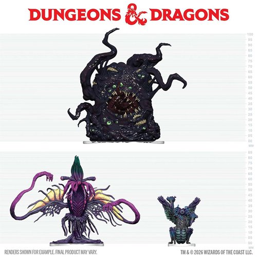 Dungeons & Dragons Icons of the Realms: Eldritch Enemies of Ravenloft Mini-Figure 3-Pack