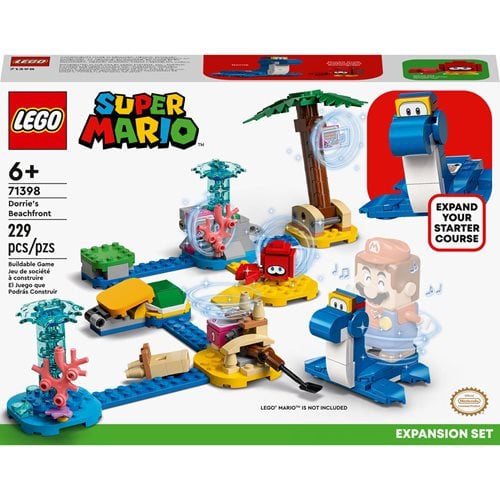 LEGO 71398 Super Mario Dorrie's Beachfront Expansion Set