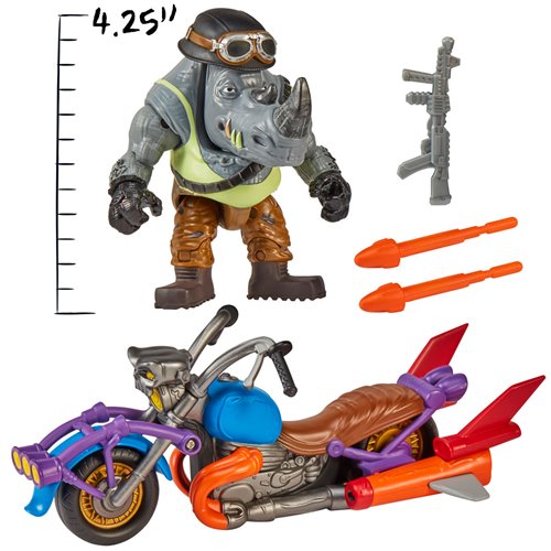 Tales of the Teenage Mutant Ninja Turtles Vehicle with Figure Case of 4