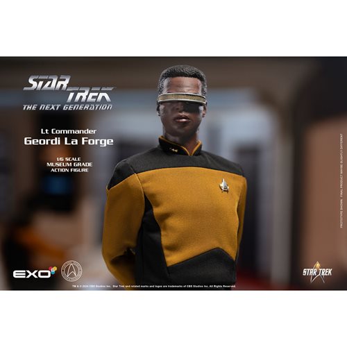 Star Trek: The Next Generation Geordi La Forge Standard Version 1:6 Scale Action Figure