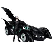 DC Multiverse Batman Forever Batmobile Vehicle and Alfred Pennyworth 7-Inch Scale Action Figure