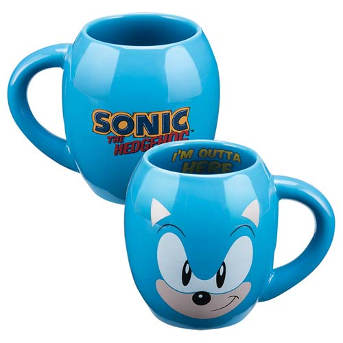 Bioworld Merchandising. Sonic the Hedgehog Manga 20 oz. Ceramic Travel Mug