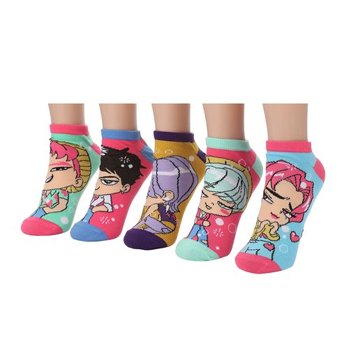 KPop Demon Hunters Saja Boys Ankle Sock 5-Pack