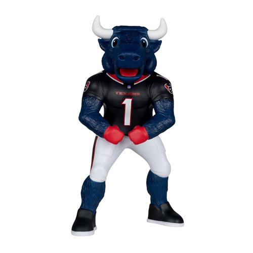 NFL SportsPicks Houston Texans Toro Mascot 8-Inch Posed Figure