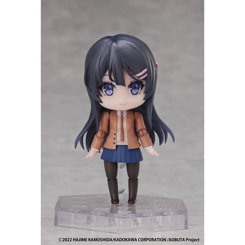 Rascal Does Not Dream of Bunny Girl Senpai Mai Sakurajima DFORM+ Deformed Action Figure
