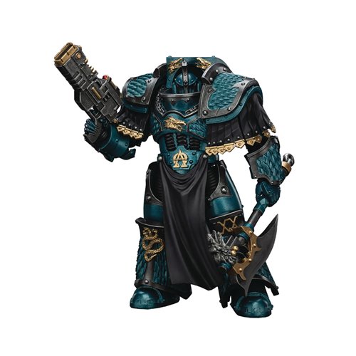 Joy Toy Warhammer The Horus Heresy Alpha Legion Lernaean Terminator with Volkite Charger 1:18 Scale