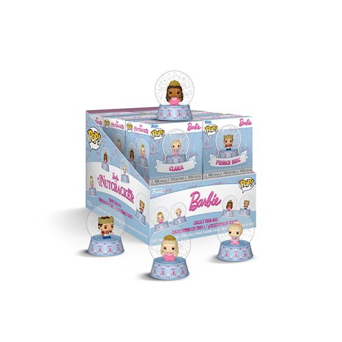 Barbie Nutcracker 25th Anniversary Mini Glitter Globes - Random 4-Pack