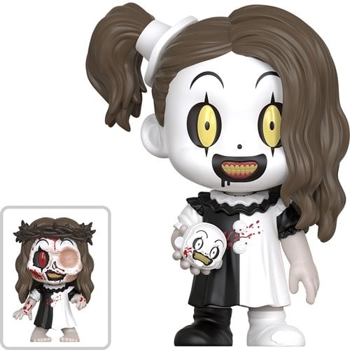 Terrifier The Little Pale Girl with Art the Clown Head Pix! Vinyl Figure