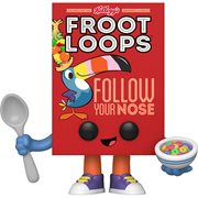 Kelloggs Froot Loops Cereal Box Pop! Vinyl Figure, Not Mint