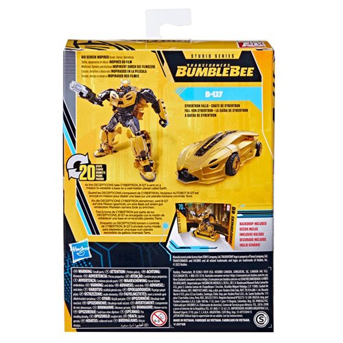 Transformers Buzzworthy Bumblebee Studio Series B-127 Wave 1 Action Figure, Not Mint