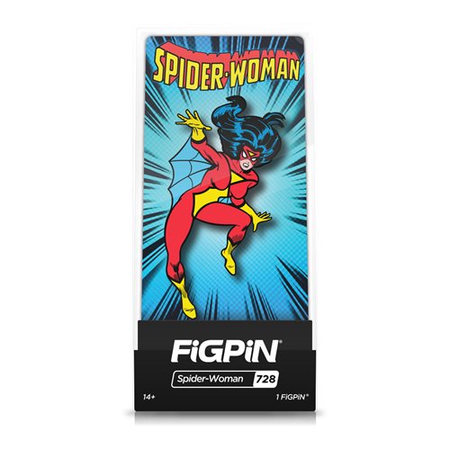 Marvel Spider-Woman FiGPiN Classic Enamel Pin - Entertainment Earth Exclusive