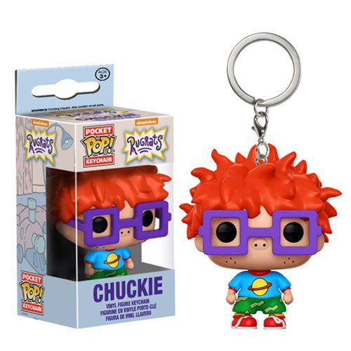 Rugrats Chuckie Finster Pocket Pop! Key Chain