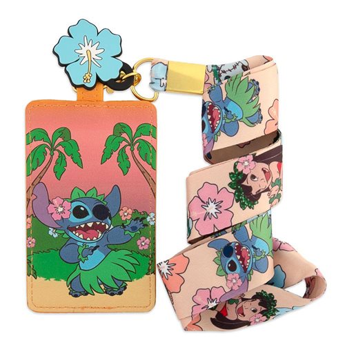 Lilo & Stitch Hula Stitch Lanyard with Cardholder