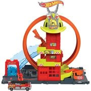 Hot Wheels City Super Loop Fire Station Playset