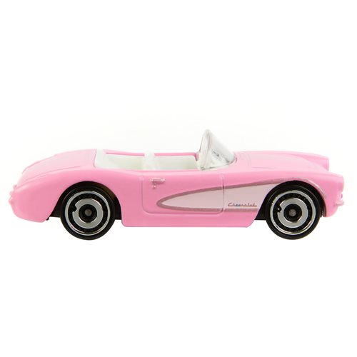 Barbie The Movie Hot Wheels Corvette 1:64 Scale Die-Cast Metal Vehicle