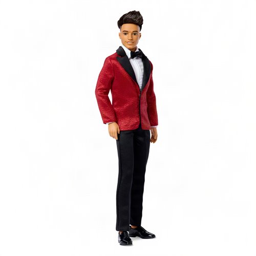 Barbie 2026 Holiday Ken Doll with Dark Brown Hair