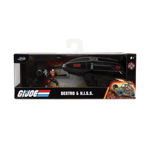 G.I. Joe Hollywood Rides H.I.S.S. Tank 1:32 Scale Die-Cast Metal Vehicle with Destro Figure