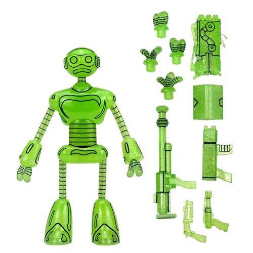 Teenage Mutant Ninja Turtles Mirage Comics Transmat Fugitoid Glow-in-the-Dark 7-Inch Scale Action Fi