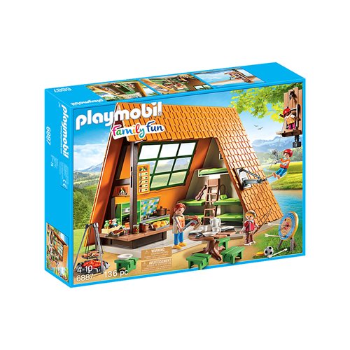 Playmobil 6887 Camping Lodge House Playset