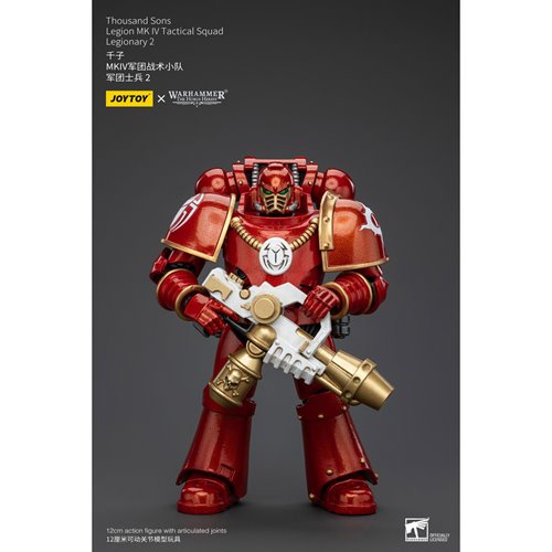 Joy Toy Warhammer 40,000 Thousand Sons Legion MK IV Tactital Squad Legionary 2 1:18 Scale Action Fig