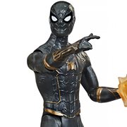 Spider-Man: No Way Home 6-Inch Mystery Web Gear Upgraded Black and Gold Suit Spider-Man Action Figure