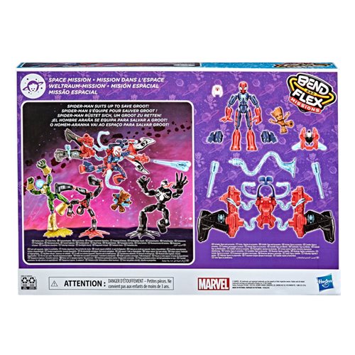 Spider-Man Bend and Flex Missions Spider-Man Space Mission 6-Inch-Action Figure