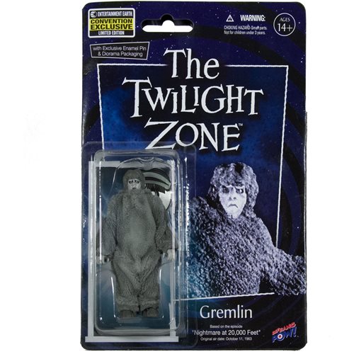 The Twilight Zone Nightmare at 20,000 Feet Gremlin with Diorama 3 3/4-Inch Action Figure Series 5