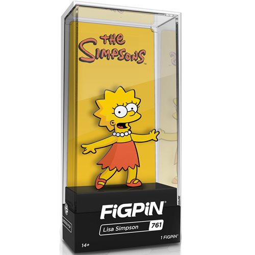 The Simpsons Lisa Simpson FiGPiN Classic 3-Inch Enamel Pin