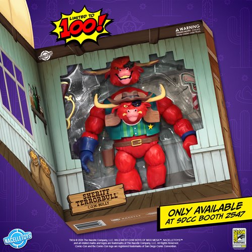 Wild West C.O.W.-Boys of Moo Mesa Sheriff Terrorbull in the Sheriff's Office Action Figure - SDCC 20