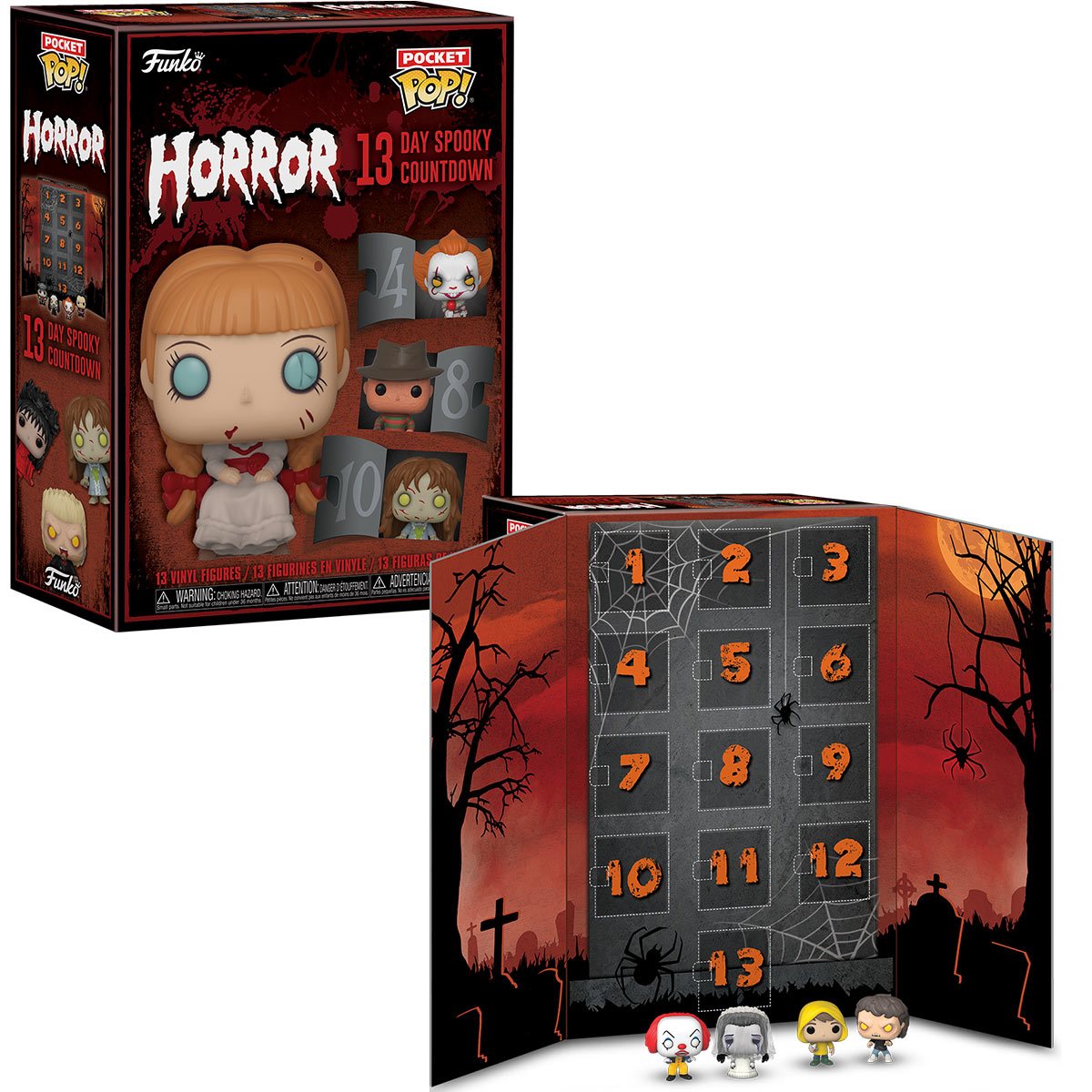 Buy Pocket Pop! Horror 13-Day Spooky Countdown Calendar at Funko.