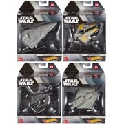 Star Wars Hot Wheels Starships Select 1:50 Scale 2023 Mix 4 Vehicle Case of 5