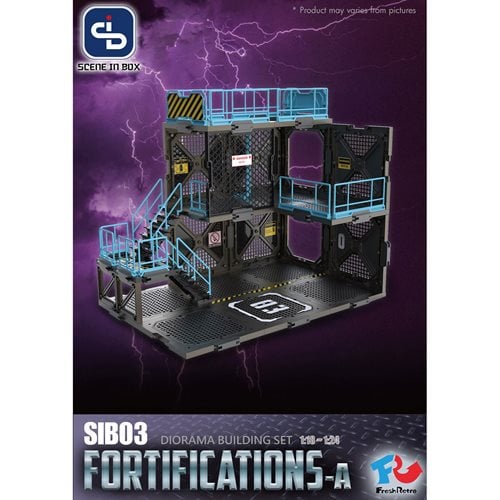 Scene in Box Fortifications Type A 1:24 Scale Building Diorama