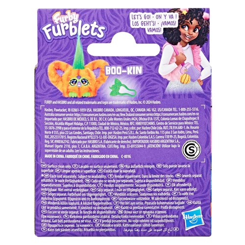 Furby Furblets Boo-Kin Mini Pumpkin Friend