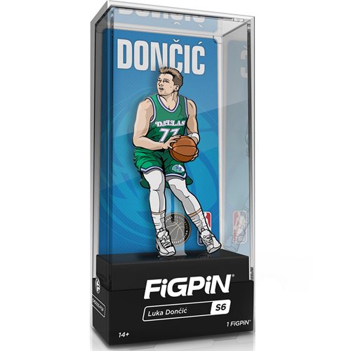 NBA Dallas Mavericks Luka Doncic FiGPiN Classic 3-Inch Enamel Pin
