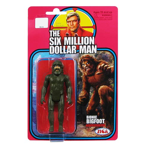 Six Million Dollar Man Bionic Bigfoot Retro Action Figure