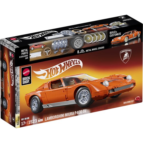 Brick Shop Hot Wheels Premium Series '71 Lamborghini Miura P400 SV