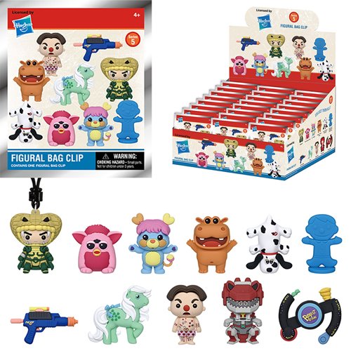 Hasbro Retro Toys Series 5 3D Foam Bag Clip Display Case of 24