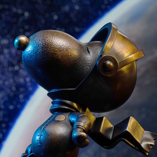 Peanuts Snoopy: First Beagle on the Moon Limited Edition Bronze Statue